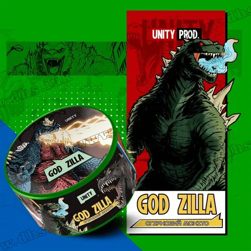 Табак Unity (Юнити) - Godzilla (Огуречный мохито) 100г Табак Unity (Юнити) - Godzilla (Огуречный мохито) 100г